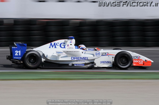 2008-04-26 Monza 1436 Formule Renault 3.5 Series - Giedo Van Der Garde